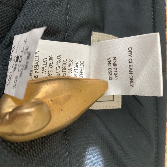 🍎Wool blend snazzy walk about skirt by LL Bean slight sparkle in thread - Picture 4 of 12